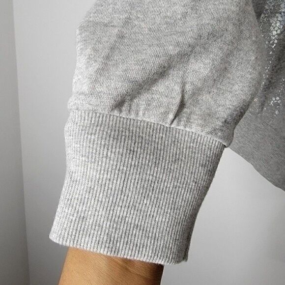 Nwt Socialite Gray Hoodie Sweatshirt Snake Print Pullover Long Sleeve Soft S - Picture 8 of 10